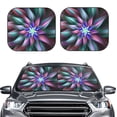 thumbnail image 2 of Vsdgher Colored Abstract Print Car Windshield Sun Shade, Reflective Sunshade Window Sunshade Sun Visor Protector Fit for Cars,Trucks,SUVs-Small, 2 of 6