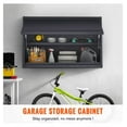 thumbnail image 2 of Metal Wall Cabinet - Adjustable Shelf, 30.3"x12.5"x19.7", 120lbs Capacity - Heavy Duty Steel Storage Locker for Garage, Workshop, Office, 2 of 6