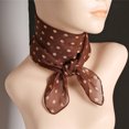 thumbnail image 3 of D-GROEE Women Dot Print Square Scarves Chiffon Kerchief Neck Scarf Neckerchief Headband, 3 of 6