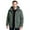 Army Green, variant on CharmCyan Men's Full Zip Hooded Jacket with Sherpa Lining Warmth for Outdoor Activities and Everyday Comfort Wear Army Green L