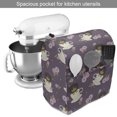 thumbnail image 2 of Tea Party Stand Mixer Cover, Dachshund Dogs Sitting inside Cups and Wildflowers Aster Pets Graphic, Kitchen Appliance Organizer Bag Cover with Pockets, 5 Quarts, Eggplant Multicolor, by Ambesonne, 2 of 4