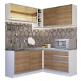 thumbnail image 1 of Cocina Integral de Esquina Madesa Glamy 329cm Blanco/Marrón, 1 of 5