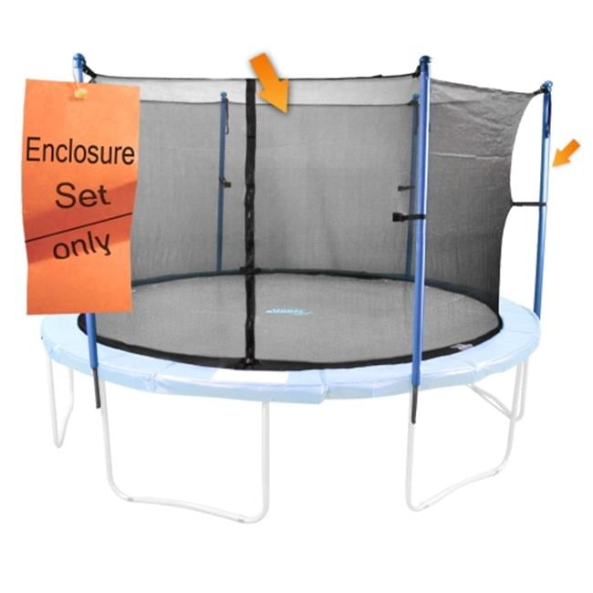 Upper Bounce Ubes124 Upper Bounce 4 Pole Trampoline Enclosure Set To Fit 12 Ft Trampoline Frames With Set Of 2 Or 4 W Shaped Legs Trampoline Not Included Walmart Canada