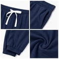 thumbnail image 5 of MLDRA Women Sweatpants Joggers with Pockets Lounge Athletic Casual Pajama Pants Fall Winter Clothes Teachers Outfits 2025 Navy Blue, 5 of 9