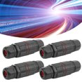 thumbnail image 3 of For 4Pcs 3Pin Waterproof Connector 1 In 1 Out for Outdoor Street Garden LED Lights IP68, 3 of 7