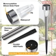 thumbnail image 3 of Rirool Solar Pathway Lights Outdoor Waterproof 12 Pack, Solar Powered Garden Stake Lights for Patio Walkway Driveway Yard Lawn Landscape Decor, Cool White, 3 of 8