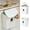 White, variant on GIXUSIL Small Kitchen Trash Can with Lid,Plastic Hanging Trash Can for Kitchen Cabinet Door or Under Sink,Mountable Compost Bin, (Grey)