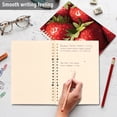 thumbnail image 5 of Ckdifva Many Strawberries A5 Ring Binder Notebook Journey Note Diary College Ruled Study 60 Pages, 5 of 8