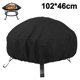 thumbnail image 1 of Cubierta impermeable para parrilla de barbacoa, protección contra el polvo, redonda, resistente, para exteriores, cubierta para estufa de Gas, UV, antipolvo, 1 of 8