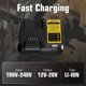 thumbnail image 3 of Paquete de 2 Baterías de Repuesto DCB206 DCB207 de 12000mAh para Dewalt 20V MAX 12.0Ah y Combo con Cargador DCB107 Compatible con Batería de Litio Dewalt 20V Serie DCB204 DCB200 DCB201 DCB203 (12.0Ah), 3 of 8