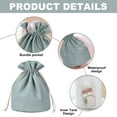 thumbnail image 3 of Bolsa de cosméticos con cordón portátil de gran capacidad de PU para mujer, bolsa de almacenamiento impermeable para viajes, 3 of 5