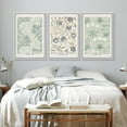 thumbnail image 3 of PixonSign Framed Canvas Print Wall Art Set William Morris Flower Market Exhibition Poster Nature Wilderness Illustrations Modern Art Decorative Floral Botanical Minimal for Bedroom - 16"x24"x3 White, 3 of 5