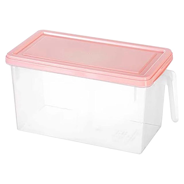 Square Food Storage Containers, Stackable Refrigerator Organizer Bins with Handles, Bpa-Free Plastic Pantry Storage Containers for Fresh Food, Kitchen Organizer for , Food Storage Container *1