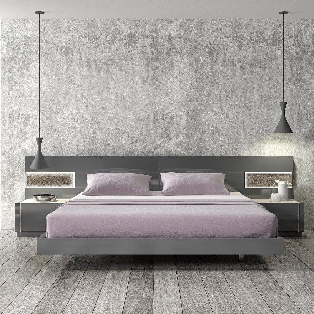Boyertown Platform King Bed Set 3 By Wade Logan Walmart Com Walmart Com