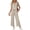 Apricot Color, variant on Two Piece Lounge Sets for Women Spring Vacation Beach Travel Airport Outfits Casual Cruise Fashion Apricot Color M