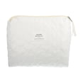 thumbnail image 1 of Ofertas Únicas 1 Pc Bolsa de Maquillaje Portátil en Forma de Corazón para Vacaciones, Camping, Bodas, Gimnasio, Poliéster Blanco, 1 of 3