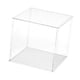 thumbnail image 4 of Caja de almacenamiento transparente con forma de cubo organizador, bolsas y contenedores de almacenamiento. 20x20x20cm, 4 of 9