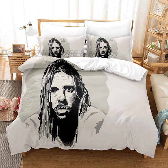 Rip Taylor Hawkins Bedding Set Single Twin Full Queen King Size Bed Set Aldult Kid Bedroom Duvetcover Sets 3D Super star 2022