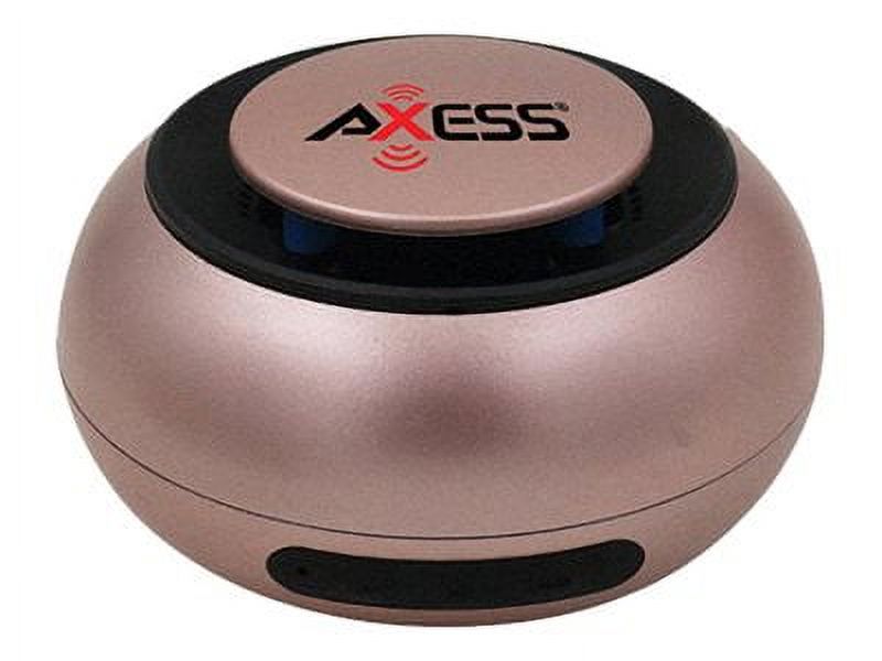 AXESS Bluetooth Speaker Built-In Rechargeable Battery Rose Gold SPBW1048RG - image 5 of 5