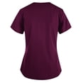 thumbnail image 2 of T-shirts à Manches Courtes et à Col en V pour Femmes Travaillant en Uniforme, 2 of 2