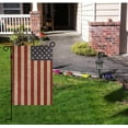thumbnail image 4 of Independence Day Vintage Garden Flag American Blue Red The Stars and Stripes Burlap Flags 12.5x18 Vertical Double Sided Small Garden Flags Memorial Patriotic the StarSpangled Banner for, 4 of 6
