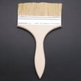 thumbnail image 4 of 3X 6 inch Wide Bristle Hair Wooden Handle Paint Brush Wall Painting Tool, 4 of 8