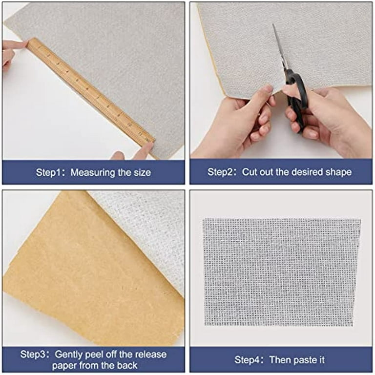  KOCOZA Linen Fabric Repair Patches, Self Adhesive