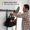 thumbnail image 3 of Rubbermaid Garage FastTrack Rail Compact Hook Bundle, 3-Pack, Satin Nickel, 3 of 7