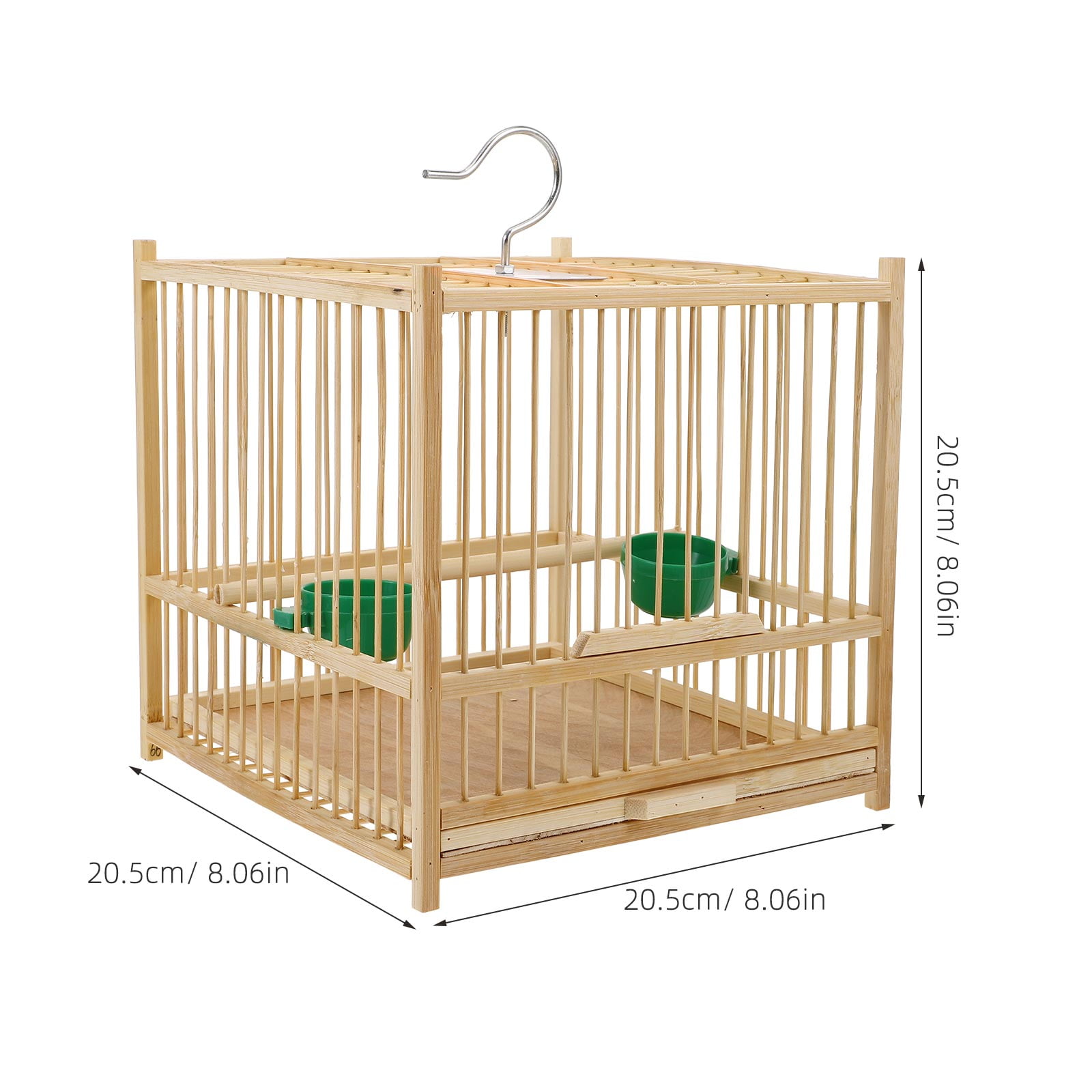 Pawsdot Bird Travel Cage Comfortable Home for Birds 1 Set