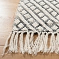 thumbnail image 4 of SAFAVIEH Natura Bradach Geometric Area Rug, Ivory/Black, 10' x 14', 4 of 10