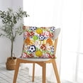 thumbnail image 5 of Pofeuu Balls Print Double-sided plush pillowcase Square Throw Pillow Covers Pillows Cover for Living Room Bedroom Sofa Couch Cushion Cover（No pillow core）-12"x12", 5 of 7