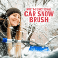 thumbnail image 5 of Aria Car Snow Brush with Squeegee, 39" to 39" Extendable Auto Windshield Snow Removal Broom with Ice Scraper, Foam Grip, Telescoping for Car Truck SUV Winter Snow Remover BLUE, 5 of 10