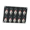 thumbnail image 4 of Panel de interruptores de palanca Interruptor multifuncional, 10 unidades, para barcos, yates, profesionales, RV, 12 V, 24 V,, 4 of 8