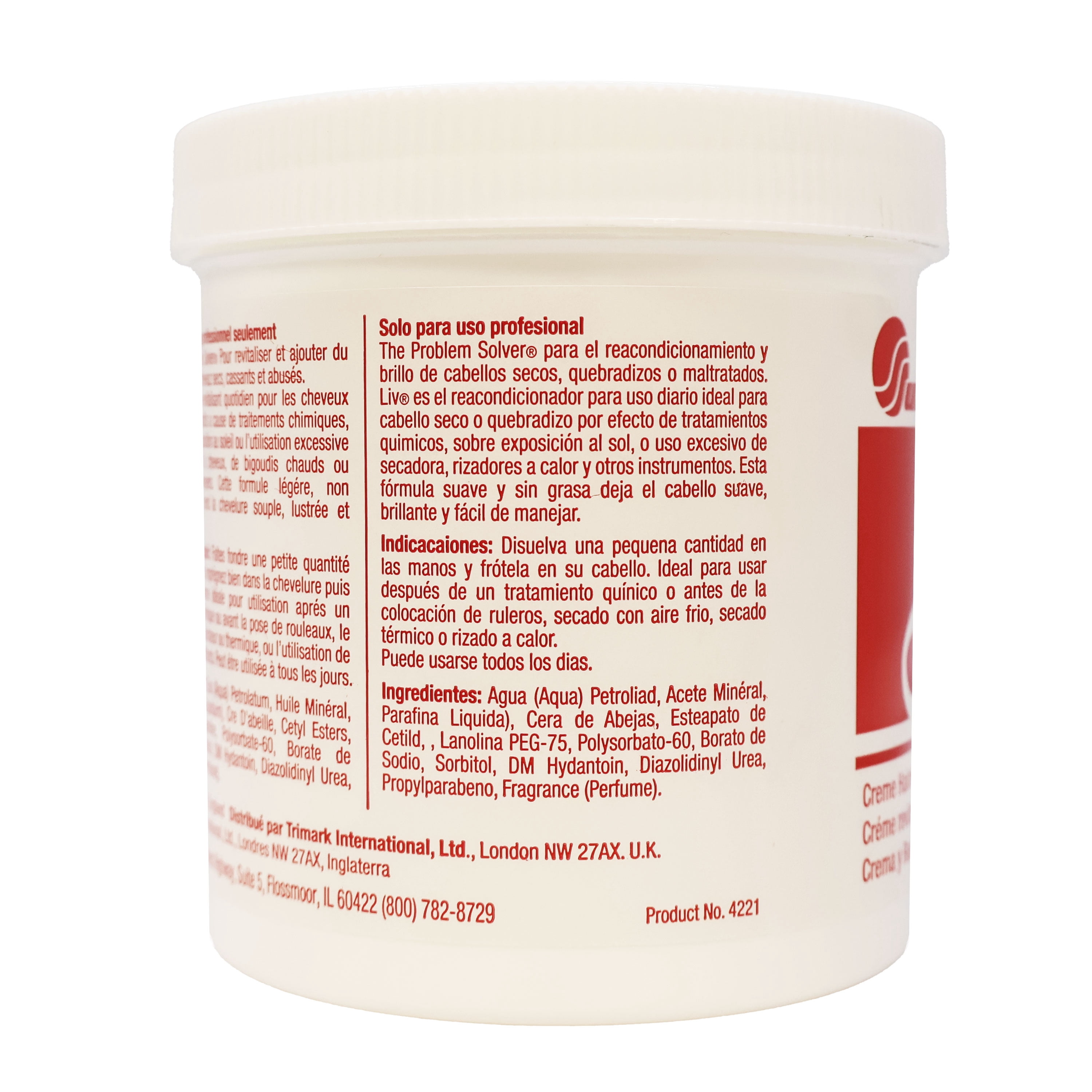 Summit Liv The Problem Solver Creme Hair Dressing and Conditioner, 15 Oz.