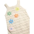 thumbnail image 2 of Jessica Simpson Baby and Toddler Girls' Crochet Cover-up Dress with Floral Applique, Sizes 12M-5T, 2 of 5
