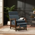 thumbnail image 6 of MODERNLUXE Wood Hand Manual Recliner Sofa 23.75'' Wide,Contemporary Fabric Wood Manual Recliner Chair, 6 of 17