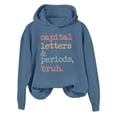 thumbnail image 4 of WEAIXIMIUNG Chandails en Molleton Courts pour Femmes Chandail à Capuchon Mode Automne/hiver Sweat à Capuche Athlétique avec Impression de Lettres pour Style et Confort, 4 of 4
