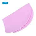 thumbnail image 3 of Uxcell Silicone Swim Caps Unisex Swimming Caps Bubble Textured Adult Swim Hats Light Purple 2 Pack, 3 of 6