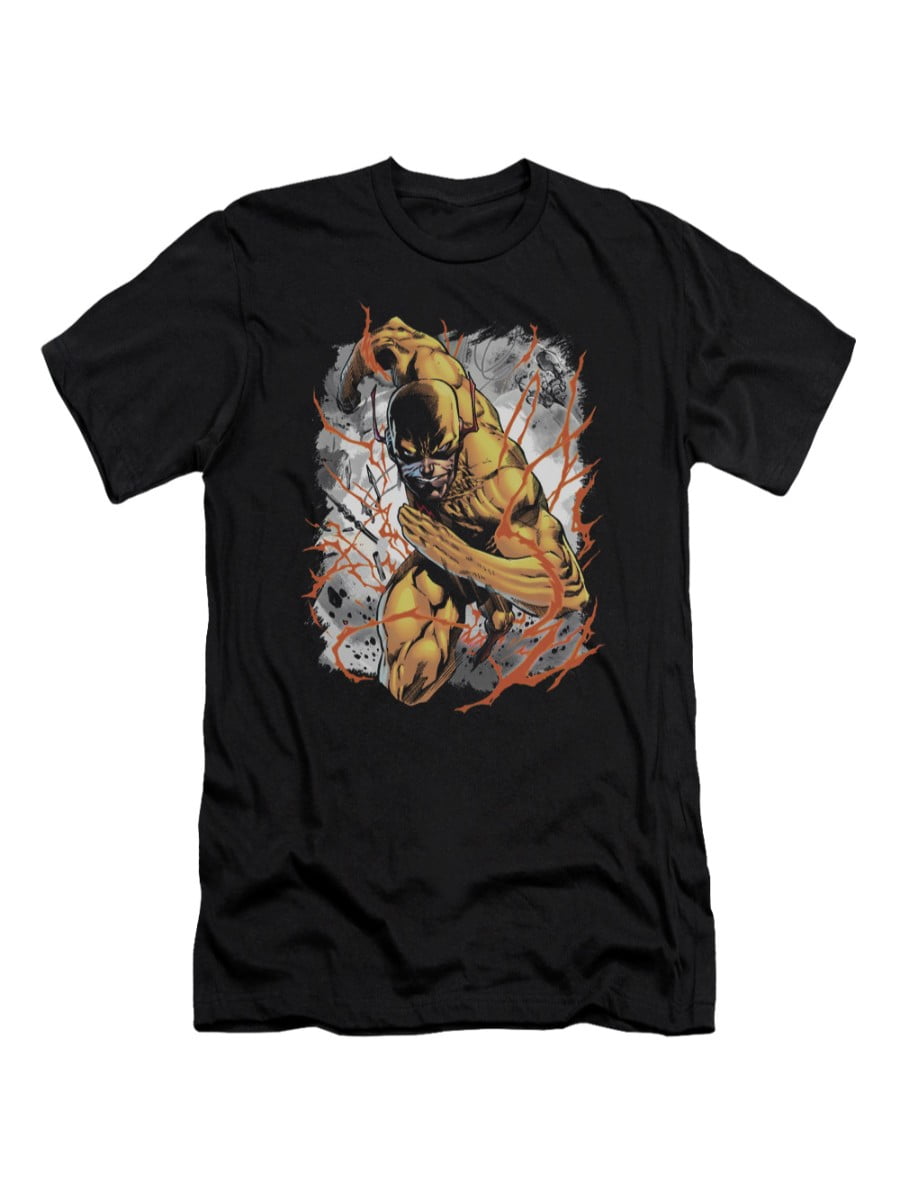 The Flash DC Comics Superhero Reverse Flash Strike Adult T-Shirt Tee
