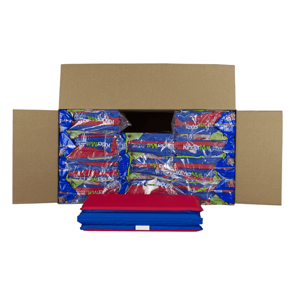 KinderMat Brand, 12 Pack of 1" x 19' x 45" Childrens Rest Mats, Made in the USA