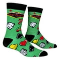 thumbnail image 3 of Crazy Socks Las Vegas Fun Print Novelty Crew Socks for Men, 3 of 6