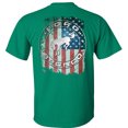 thumbnail image 4 of Fair Game Ford Bronco American Flag T-Shirt-Kelly Green-XL, 4 of 6