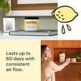 thumbnail image 3 of Lemon Odor Gel, 15 Ounce, 2 Pack - Safer Home Odor Absorber, Natural Plant-Based Deodorizer, Each 15 Ounce Lasts 30-60 Days, Suitable for Cooking, Trash, and Pets, 3 of 5