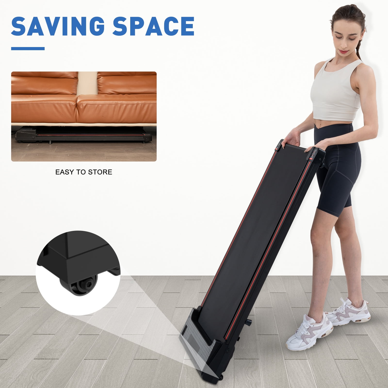 GEARSTONE Treadmill for Home 1 6KM H Under Desk Treadmill Treadmill Walking Pad in Togo at XOF 150863 Rating 5