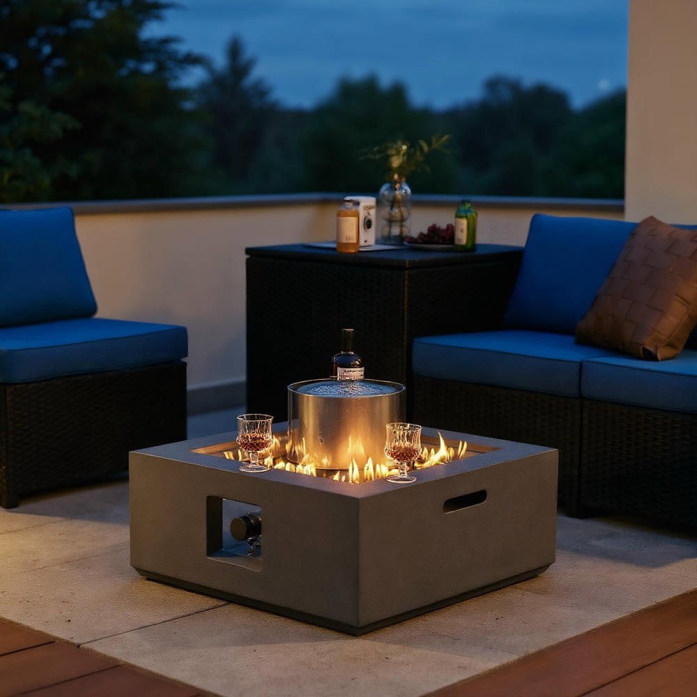 Coleman Cityscapes Tabletop Fire Pit, 5 x 5 Inches, Smokeless