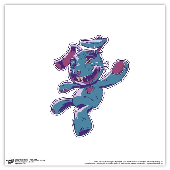 Gallery Pops Call of Duty - Mister Peeks Wall Art, Unframed Version, 12" x 12"