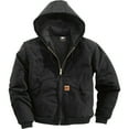 thumbnail image 2 of L&M Mens Winter Thermal Duck Jacket Coat Sandstone Jacket Canvas Quilted Waterproof, 2 of 2