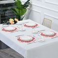thumbnail image 7 of IAUYY Set of 1 Round Placemats for Dining Tables Heat-Resistant and Wear-Resistant DIY Printing Design Table Placemats，Applicable for Christmas A Presswork, 7 of 7