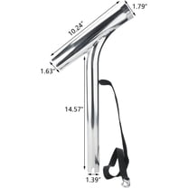 2pcs Stainless Steel Outrigger Boat Fishing Rod Holder