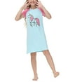 thumbnail image 3 of WIBACKER 5-14Years Girl's Comfy Modal Tencel Nightgowns Unicorn Pajamas Kids Nightdress, 3 of 5